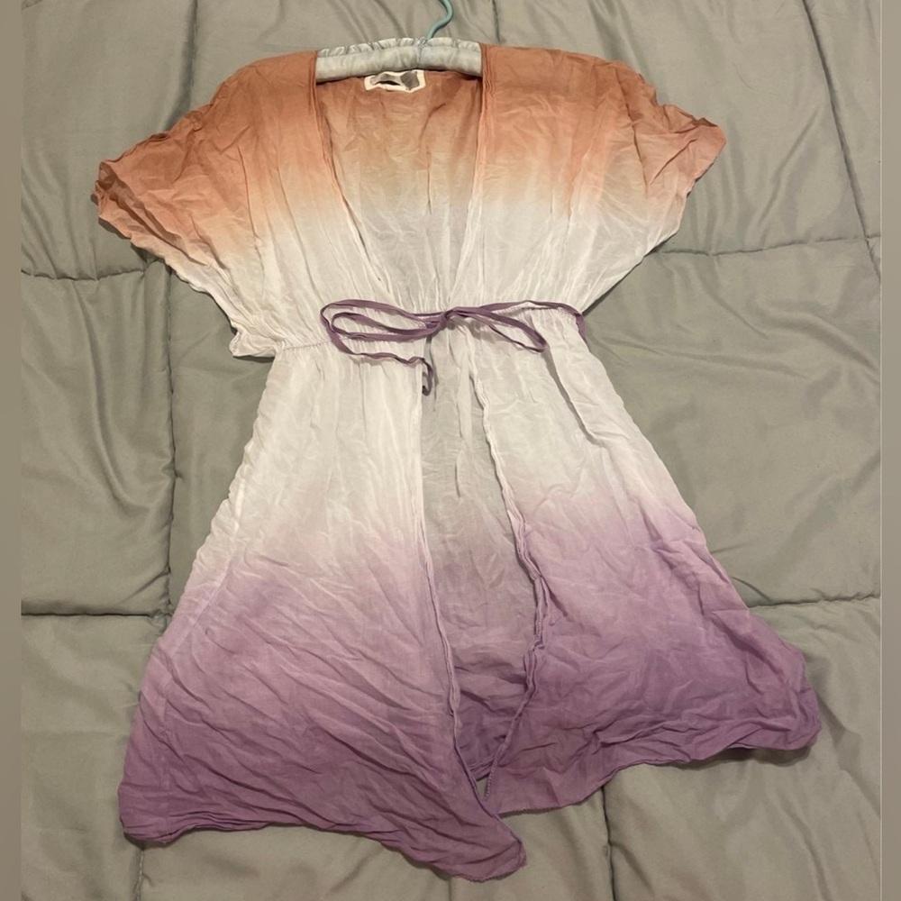 VS Victorias Secret Swimsuit Coverup Robe EUC Ombre